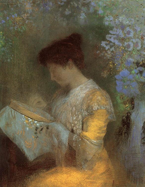 Odilon Redon Madame Arthur Fontaine oil painting image